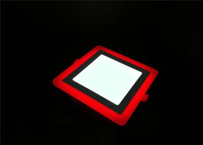 China 16W Recessed Square Red Rim 9 Watt Panel Led , White Central 9w Led Light for sale