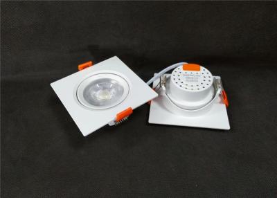 China 6500K 7W Square Plastic Distinct SMD LED Spotlight For Bathroom / Office for sale