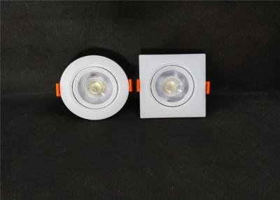 China 3W Adjustable Angle SMD Recessed Ceiling Spotlights , White LED Downlights Bedroom for sale