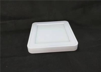 China 3000K 5 Inch Square Integrated LED Panel Light 12W With PC Switch Bracket for sale