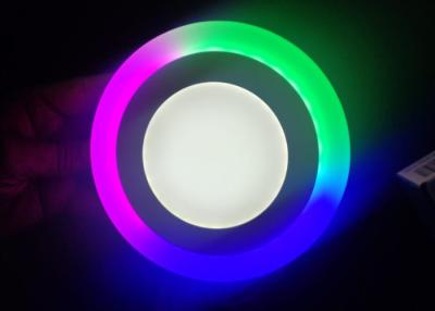 China Factory Mould Surface Dual Color Round Panel Light  12+4W  White+PGB for sale