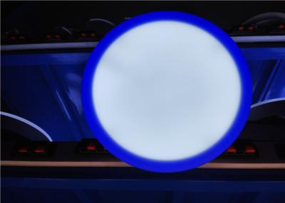中国 Frameless穿孔器のスタンプのアルミニウム円形の表面のパネル二重色の照明灯 販売のため
