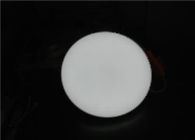 China Frameless Punch Stamp Aluminium Round Surface Panel Lights 3000-8000K for sale