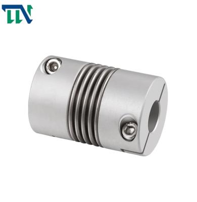 China Encoder Bellow Shaft Coupling Flex Stepped Clamping Grc Steel 10mm To 6mm 8mm for sale