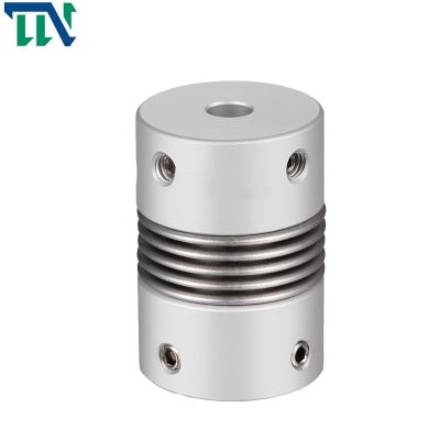 China Flexible Bellows Shaft Coupling Assembly For Servo Motor 2 Inch M6 for sale