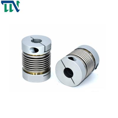 China Metric Miniature Bellows Coupling CNC Machine Bellows Joint 25X37mm for sale