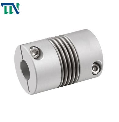 China Motor Bellows Shaft Coupling Clamping For Indexing Step Motor 32X42mm for sale