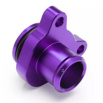 China CNC Custom Precision Car Water Pipe Joint with Clamp Anodizing Aluminum Accessories for sale