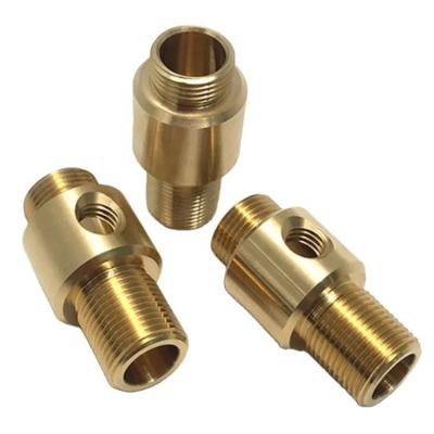 China High Precision Copper CNC Turning Products Custom CNC Lathe Service Part Brass SS Aluminium Metal Machined Part à venda