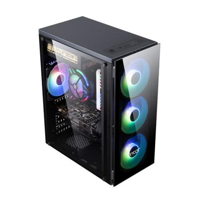 China Mute Fan I7 Gaming PC Intel B75 B85 Board Thin Client PC Chaopin Three Power for sale