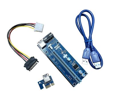 China 1X To 16X PCIE Riser Card 60CM USB 3.0 Extension Cable PCIE Riser 006C for sale