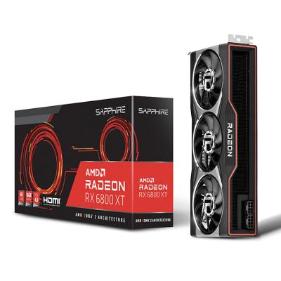 Китай Видеокарта AMD Radeon RX 6800 XT 16GB GDDR6 для Gen 7nm GPU ПК игры 2-ого продается