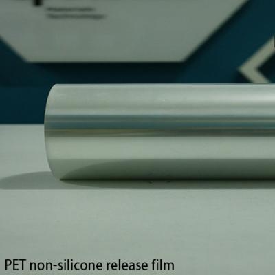 China PET Non Silicone Release Film Taping And Labeling Application Film for sale