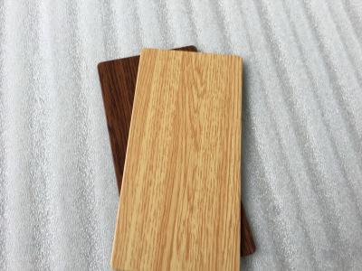 Chine Installation facile du grain ACP feuille composée en aluminium rouge/en bois du panneau ACP à vendre