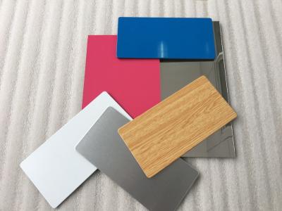 China Pearl Blue Aluminium Exterior Composite Panels Easy Processing With Sound Insulation for sale