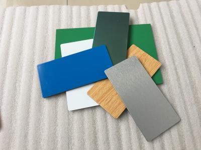 China Pearl Blue PVDF Aluminum Composite Panel Heat Insulation For Wall Cladding for sale