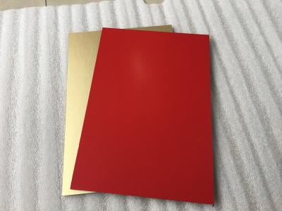 China Polyester Paint Aluminum Composite Material Multi Colors With Good Plasticity for sale