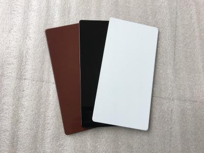 China Black Aluminum Sign Panels / Weatherproof Sign Material With Color Uniformity for sale