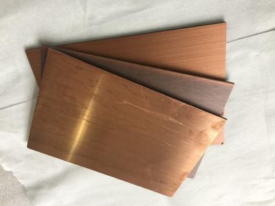 China Rustproof Copper Facade Panels 3mm Thickness , Outside Wall Cladding Panels  for sale