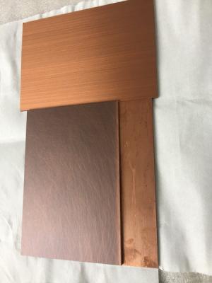 China Bacteriano anti de alto impacto de los paneles de revestimiento del cobre de la resistencia para la cubierta del elevador en venta