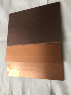 China Thermal Resistance Copper Composite Panel / Decorative Copper Panels For Cupboard for sale