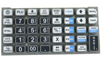China High Quality POS Machine Cash Machine Silicone Rubber Keypads with Silk Screen Printing (LTIMG7980) for sale