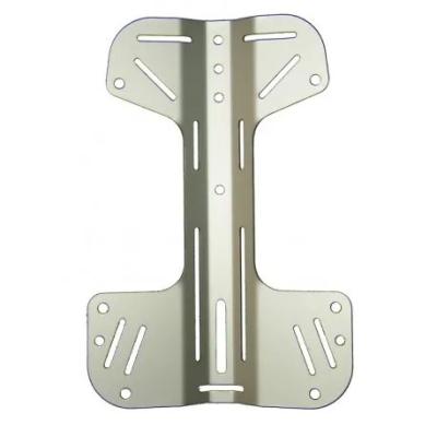 China Metal Aluminum Alloy Scuba Diving Back Plate Custom Stamping Process Precision for sale