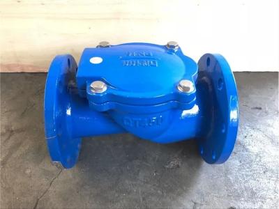 China PN16 QT400 Rubber Flapper Swing Check Valve for sale