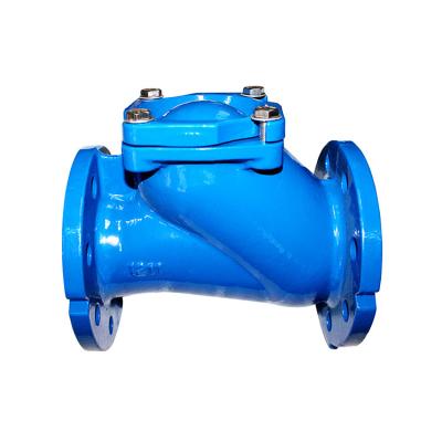 China PN10 Flange Ends Ball Check Valve QT450 HQ41X Rubber Multi Channel for sale