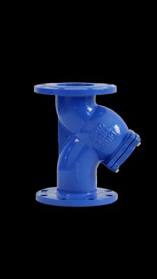 China Tipo água de esgoto dútile de Y do ferro da válvula de verificação QT450 da bola do filtro PN16 DN300 à venda