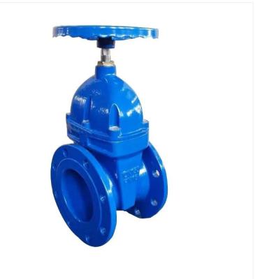 China Water Cast Ductile Iron Flanged F4 Resilient Seat Gate Valves for sale
