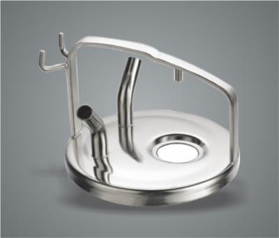 China Double Hooks Type Stainless Steel Bucket Lid , custom Goat Milking Machine Parts for sale