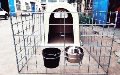 Chine Utilisation en ferme Lait de veau Hutch Plastique maison de veau personnalisation 8 mm d'épaisseur à vendre