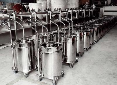 China Trolley Type Stainless Steel Vat Pail 300L Food Grade Customized for sale