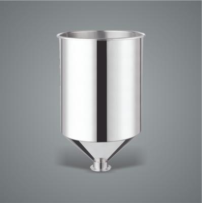 China Small Stainless Steel Conical Hopper , Silver Milk Hopper 20L for sale