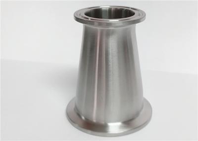 China Equal Sanitary 304 Stainless Steel Pipe Fittings Concentric Reducer Tri Clamped for sale