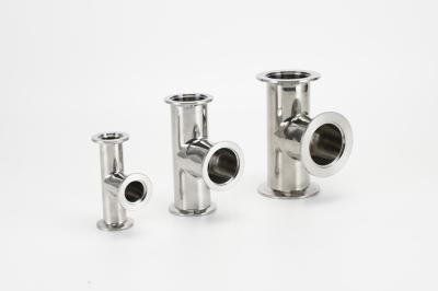 China SS304 KF Vacuum Fittings Equal Tee  customizable harmless Industrial for sale