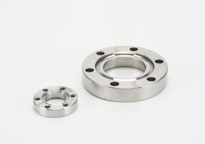 China Rotatable ISO KF Flange Fittings , Stainless Steel Bored High Vacuum Flange for sale