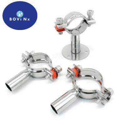 China ODM Stainless Steel Pipe Hanger , Double Stainless Steel 304 Tube Fittings for sale