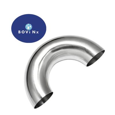 China 180 Stainless Degree Elbow Bpe Pipe Fittings Bend S/S 304 316 Food Standard for sale