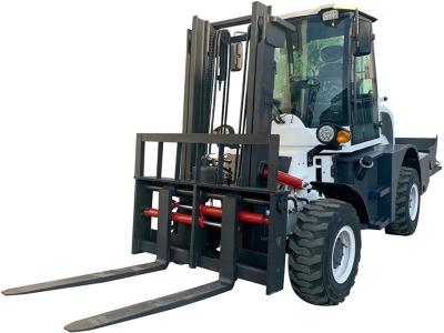 China Hot Sale ET35A 4x4 Off Road Forklift 3.5ton Stacker 4WD Rough Terrain Forklift Price All Terrain Forklift for sale