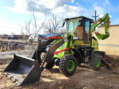 China Qingdao Elite machinery 5ton small backhoe loader for Russia for sale