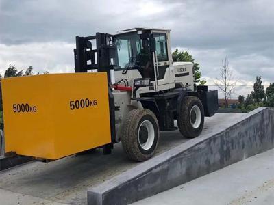 China Forklift for unpaved unstable ground ET50A 5ton rough terrain forklift price for sale