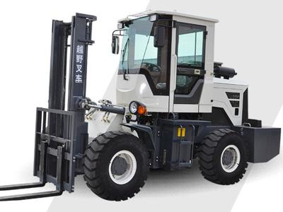 China Construction work muddy ground 3.5ton diesel forklift 4x4 for outdoor use for sale
