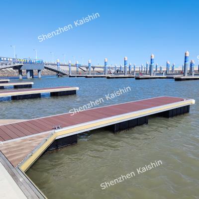 China Aluminum Alloy Floating Dock Wharf Pontoon Floating Jetty Pier Float Dock for sale