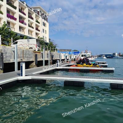 China Aluminum Alloy Dock Marina Float Floating Pontoon Marine Floating Docks for sale