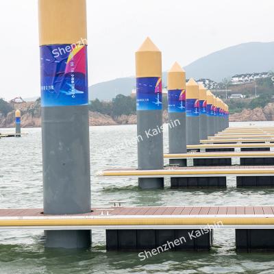 China Fireproof Marine Floating Dock WPC Decking Aluminum Floating Pontoon Dock for sale