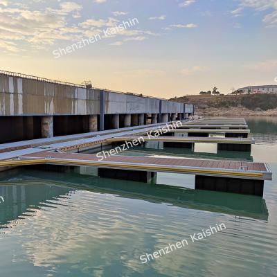 China Aluminium Marine Floating Dock Rubber Fender Floats Finger Dock for sale