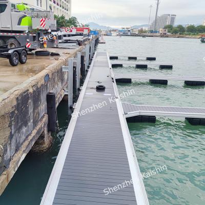 China T6061 Aluminum Marine Floating Platform UV Resistant Floating Pontoon Bridge for sale