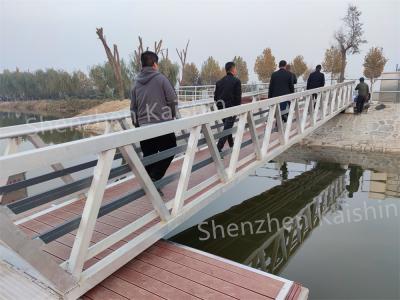 China Customized Aluminum Floating Dock Stable Movable Boating KS6001 Dock Floating Pontoon Bridge For Sale Float Dock for sale